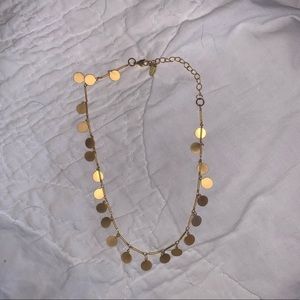 Gold Disk Necklace